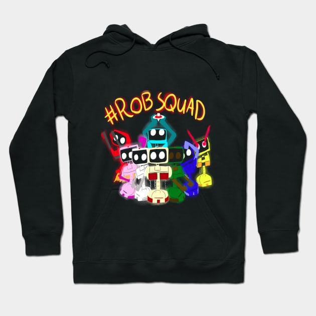 #ROBsquad Hoodie by robot